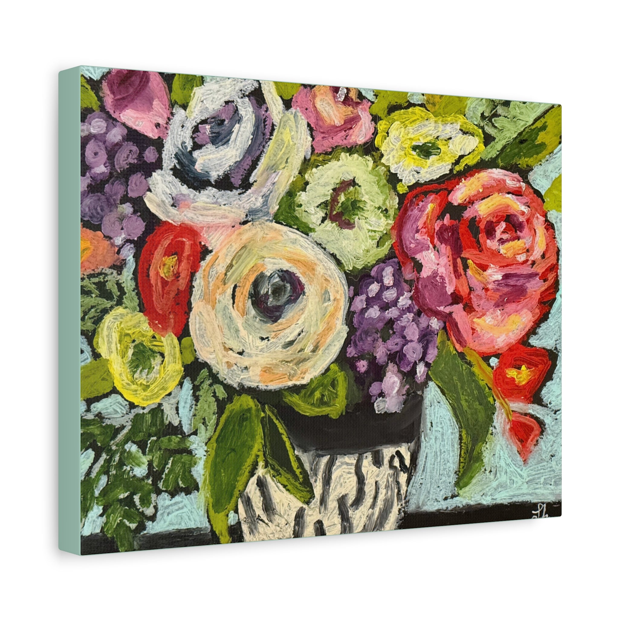 Bold Modern Blooms Canvas Wall Art