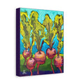 Beetroot Vegetable in the Garden Colorful Canvas Wall Art