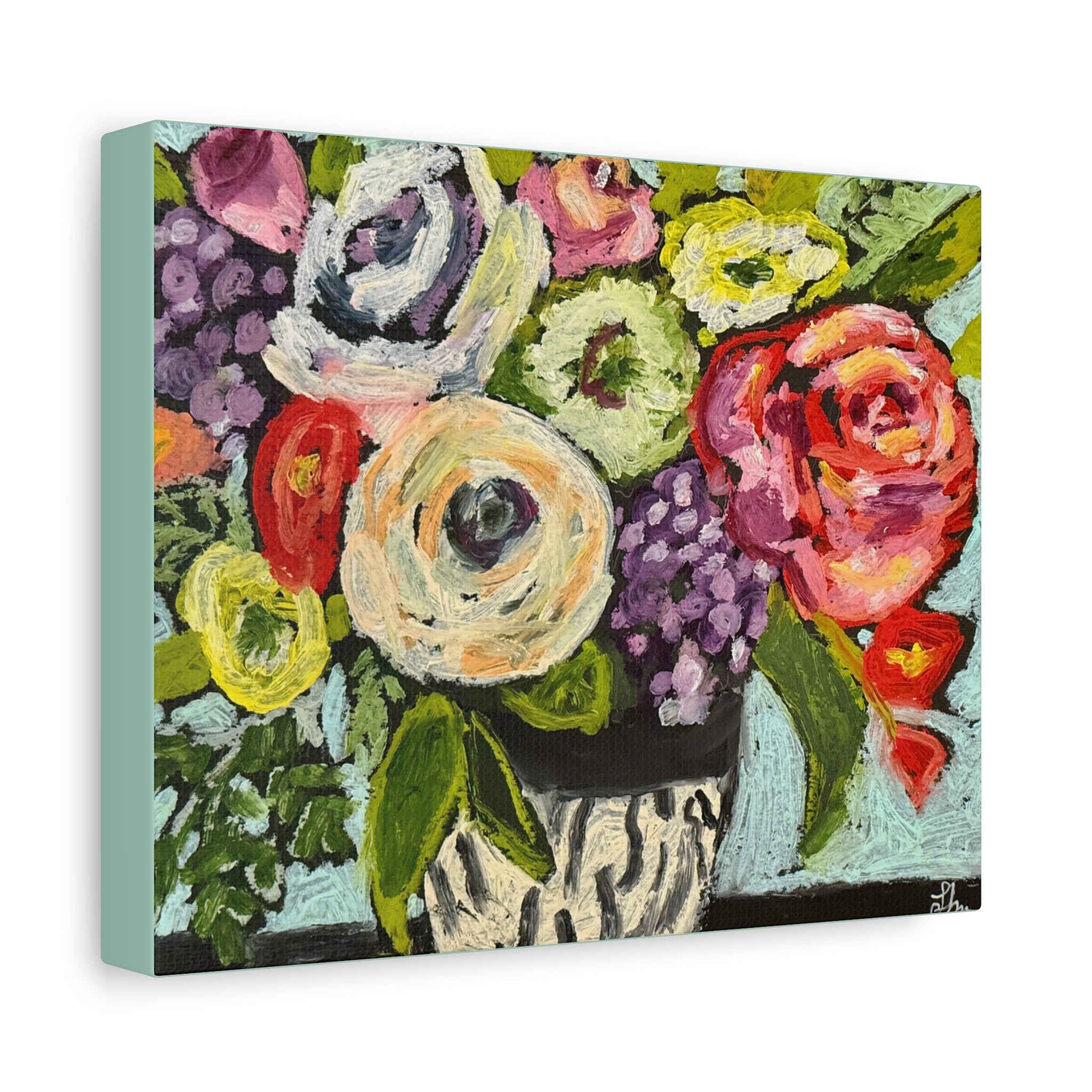 Bold Modern Blooms Canvas Wall Art